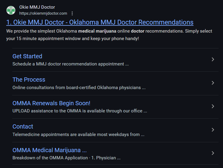 Okie MMJ Ranking